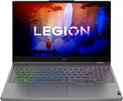 Ноутбук Lenovo Legion 5 15ARH7H 82RD000RRK Ryzen 5 6600H/16GB/1TB SSD/noDVD/GeForce RTX3060(6GB)/15.6" FHD/Cam/BT/WiFi/noOS/RU KBD/storm grey
