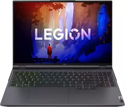 Ноутбук Lenovo Legion 5 Pro 16ARH7H 82RG000MRU Ryzen 7 6800H/32GB/1TB SSD/noDVD/GeForce RTX3060(6GB)/16" WQXGA/Cam/BT/WiFi/Win11Home/RU KBD/storm grey