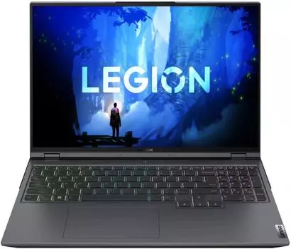 Ноутбук Lenovo Legion 5 Pro 16IAH7H 82RF00BFRU i7-12700H/32GB/1TB SSD/noDVD/GeForce RTX3070Ti(8GB)/16" WQXGA/Cam/BT/WiFi/Win11Home/RU KBD/storm grey