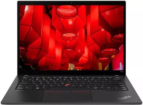 Ноутбук Lenovo ThinkPad T14s 21BR00DWRT i7-1260P/16GB/512GB SSD/14" WUXGA/Iris Xe Graphics/WiFi/BT/noOS/Thunder Black
