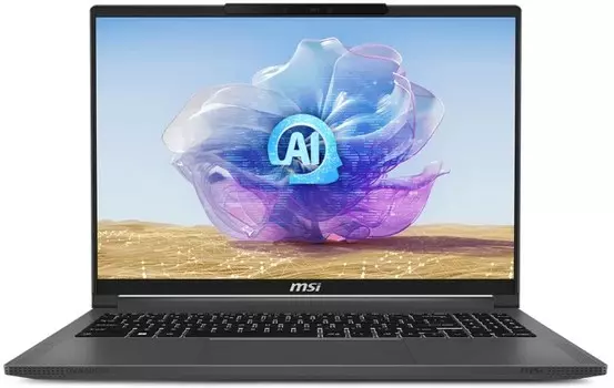Ноутбук MSI CreatorPro 16 AI Studio A1VKG-406RU 9S7-15F414-406 Ultra 7 155H/32GB/1TB SSD/GeForce RTX 3000 8GB/16" IPS/WiFi/BT/cam/Win11Pro/grey