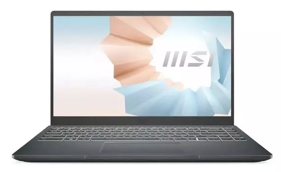 Ноутбук MSI Modern 14 B11MOU-1239RU 9S7-14D334-1239 i5 1155G7/8GB/256GB SSD/Iris Xe graphics/14"/IPS/Win11Pro/темно-серый