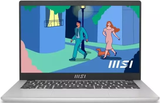 Ноутбук MSI Modern 14 C12MO-1086XRU 9S7-14J111-1086 i3-1215U/16GB/512GB SSD/UHD graphics/14" FHD IPS/WiFi/BT/Cam/noOS/silver