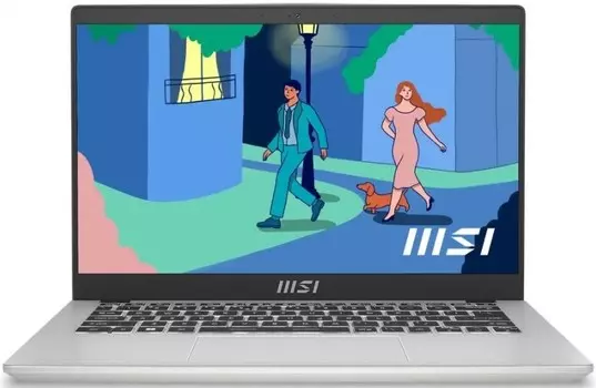 Ноутбук MSI Modern 14 C12MО-688RU 9S7-14J111-688 i7-1255U/16GB/512GB SSD/Iris Xe graphics/14" IPS FHD/WiFi/BT/cam/Win11Pro/silver