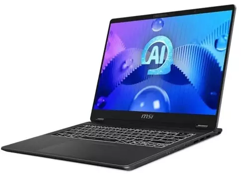 Ноутбук MSI Prestige 14 AI EVO C1MG-001US 9S7-14N111-001 U9 185H/64GB/2TB SSD/Iris Xe graphics/14" IPS/WiFi/BT/Win11Pro/silver