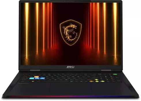 Ноутбук MSI Raider HX AI A2XWIG-204RU 9S7-182462-204 Ultra 9 285HX/64GB/4TB SSD/RTX 5080 16GB/18" IPS UHD+/WiFi/BT/cam/Win11Home/black