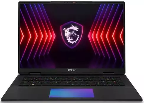 Ноутбук MSI Titan 18 HX A14VIG-211RU 9S7-182221-211 i9 14900HX/64GB/3TB SSD/GeForce RTX 4090 16GB/18" UHD+ IPS/WiFi/BT/cam/Win11Home/черный