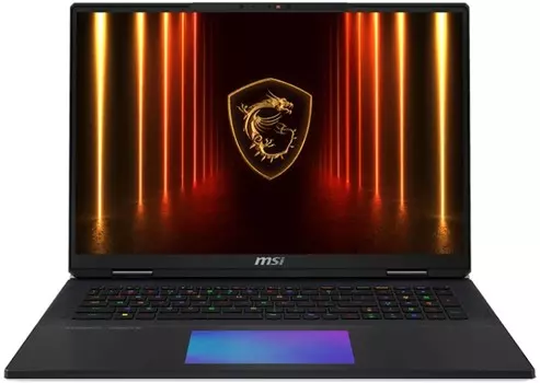 Ноутбук MSI Titan 18 HX AI A2XWJG-206RU 9S7-182421-206 Ultra 9 275HX/64GB/4TB SSD/GeForce RTX 5090 24GB/18" UHD+ IPS/WiFi/BT/cam/Win11/black