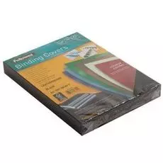 Обложка Fellowes FS-53704 для переплёта A4 Delta, черный, 270г/кв.м, тиснение под кожу, 100 шт.