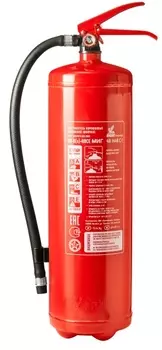 Огнетушитель Пожтехника ОП-6 АВСЕ МИГ Е (4А, 144В, С, Е) порошковый с повышенной огнетушащей способностью