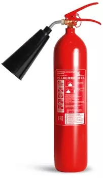 Огнетушитель Пожтехника ОУ-2 ВСЕ ИНЕЙ (21В, С, Е) углекислотный