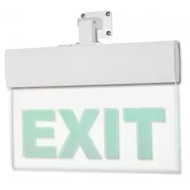 Оповещатель Арсенал Безопасности Молния-220 ULTRA "Выход", универсальное крепление премиум-класса(табло), крепление на стену/потолок, U-пит.220В, P-по