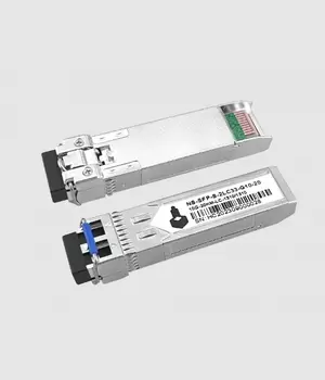 Оптический модуль SFP NST NS-SFP-S-2LC33-G10-20 два волокна Single Mode. Скорость: 10 Гбит/c. Тип разъема: 2LC. Оптический бюджет: 15дБ. Расстояние пе