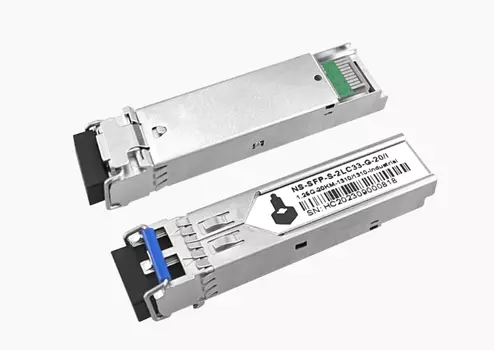 Оптический модуль SFP NST NS-SFP-S-2LC33-G-20/I промышленный, два волокна Single Mode. Скорость: до 1,25 Гбит/c. Тип разъема: 2xLC. Оптический бюджет: