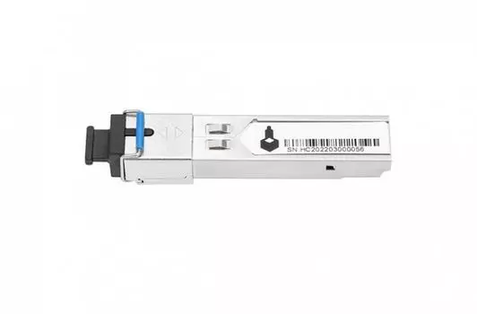 Оптический модуль SFP NST NS-SFP-S-LC53-G-20/I промышленный. Одно волокно Single Mode. Скорость: до 1,25 Гбит/c. Тип разъема: LC. Оптический бюджет: 1