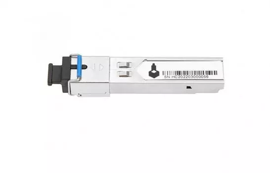 Оптический модуль SFP NST NS-SFP-S-SC53-F-20 одно волокно Single Mode. Скорость: до 155 мбит/c. Тип разъема: SC. Оптический бюджет: 18дБ. Расстояние п