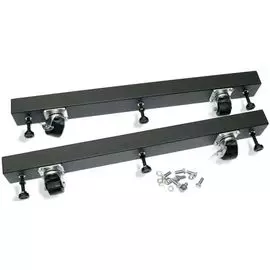 Основание Hyperline ORK2A-BSM-1000-RAL9005 для стоек ORK2A глубиной 1000 мм, для установки стойки на ножки и ролики, цвет черный (RAL 9005)