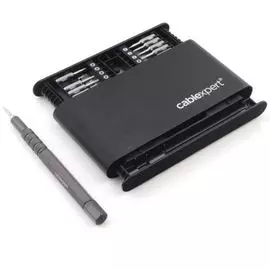 Отвертка Cablexpert TK-SD-09R с набором бит (21 предмет)