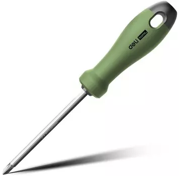 Отвертка Deli HT1055L Home Series Green SL5+PH1, длина жала 100мм