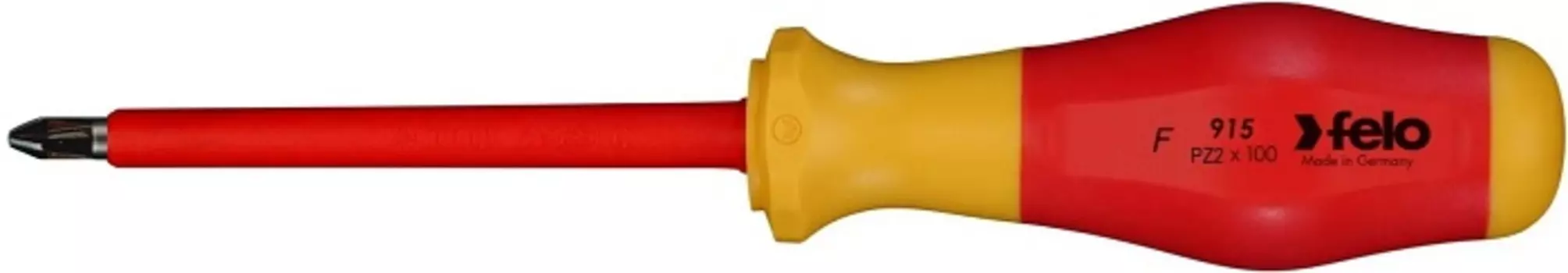 Отвертка диэлектрическая Felo 91520390 крестовая PZ2X100