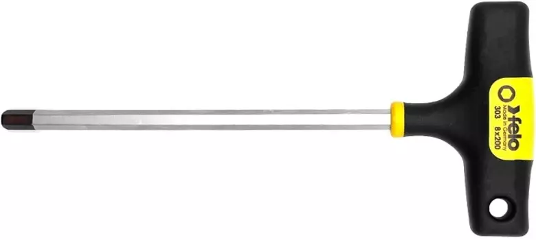 Отвертка Felo 30308760 Т-образная шестигранная под головки, 8мм