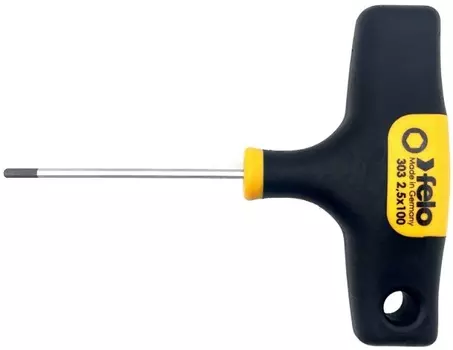 Отвертка Felo 30325360 Т-образная шестигранная под головки, 2,5мм