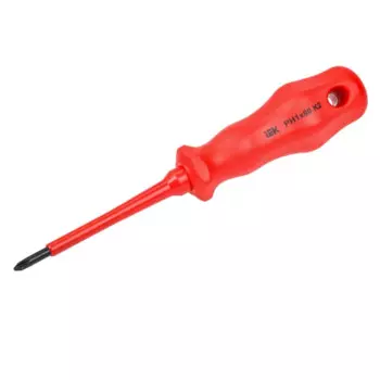 Отвертка IEK A2L3-SC30-K2-PH-10-080 диэлектрическая крестовая Ph1х80мм K2 1000В ARMA2L 3