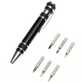 Отвертка Rexant 12-4705 с насадками 6 шт.