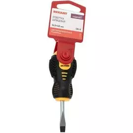 Отвертка шлицевая Rexant 12-6435 SL 5х40 мм, двухкомпонентная рукоятка