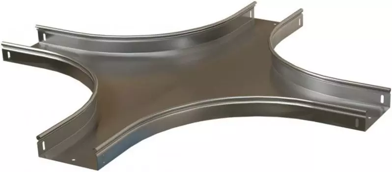 Ответвитель Hyperline RST-CXS-50-50-0,8-R100-SZ X-образный горизонтальный плавный 50x50 R100-0,8 мм