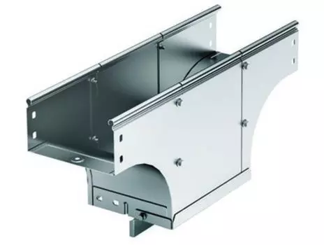 Ответвитель Т-образ., вертик. переходник DKC 37622KZL осн. 150/100 мм, сталь, цинк-ламель, "S5 Combitech"