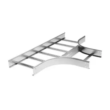 Ответвитель Т-образный DKC LT1302K 100х200 R-300, сталь, оцинкованная по методу Сендзимира, в комплекте с метизами и пластинами PTCE, "L5 Combitech"