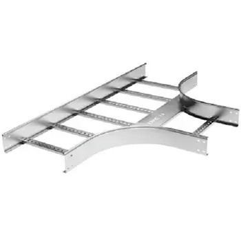 Ответвитель Т-образный DKC LT8302KHDZ 80х200 мм, R300 мм, горячеоцинкованный, в комплекте с крепёжными элементами, необходимыми для монтажа, "L5 Comb