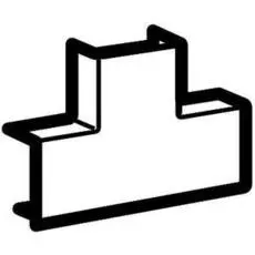 Отвод Т-образный Legrand 030224 - DLPlus - для мини-плинтуса 20x12,5 мм, белый