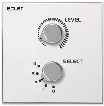 Панель Ecler WPaVOL-SR настенная управления громкостью и выбором источника