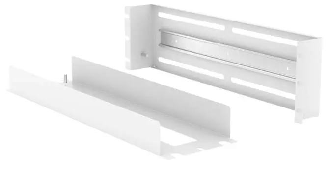 Панель Filum FL-PS-3U-GY с DIN-рейкой 19", 3U, цвет серый RAL7035