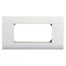 Панель Hyperline FP-2M45-1-WH 80х148 мм для 4-х модулей 45х22.5 мм (аналогов Mosaic), металлический каркас