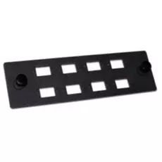 Панель Lanmaster LAN-APM-8SC Адаптерная на 8 SC адаптеров, для кроссов LAN-FOBM, черная