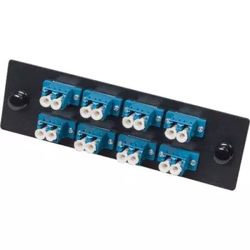 Панель Lanmaster LAN-APM-8xSC/OS2 адаптерная для кроссов LAN-FOBM с 8 симплексными адаптерами SC/OS2