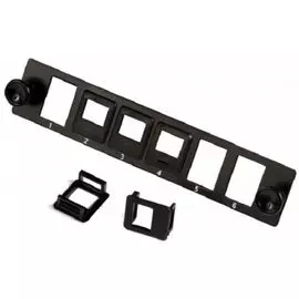 Панель Lanmaster LAN-FP10-6OK адаптерная на 6 модулей типа Keystone для кросса LAN-FOB10-1P