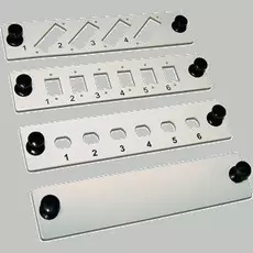 Панель Lanmaster LAN-FP-ST адаптерная , на 6 ST адаптеров