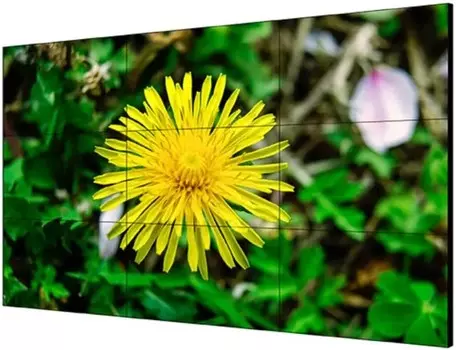 Панель LCD 55' HIKVISION DS-D2055HE-G 1080P, 700 кд/м2, шов: 1.8 мм, входы: VGA/DVI/DP/HDMI, выходы: