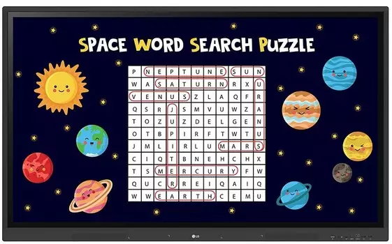 Панель LCD LG 75TR3DK-B UHD, 16/7, 390 кд/м2, Android 11.0, IR MultiTouch, Wi-Fi, поддержка ScreenShare, установка приложений (APK), совместимость с O