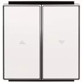 Панель лицевая ABB 2CLA854400A1101 для мех выключателя жалюзи 8144 и 8144.1, альпийский белый