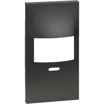 Панель лицевая BTicino KG17SL LIVING NOW для датчика движения, 2 модуля, цвет черный