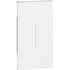 Панель лицевая BTicino KW01M2 LIVING NOW для выключателей и переключателей, 2 модуля, цвет белый