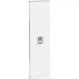 Панель лицевая BTicino KW01SN LIVING NOW с символом "бойлер" для выключателей и переключателей, 1 модуль, цвет белый