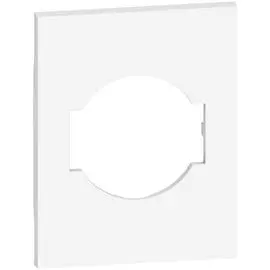 Панель лицевая BTicino KW03M3 LIVING NOW для розеток 2К+З немецкого/итальянского стандарта, 3 модуля, цвет белый