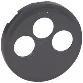 Панель лицевая Legrand 067985 Celiane - для TV-FM-SAT розетки 067388, графит