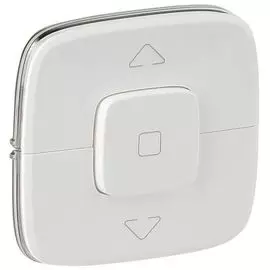 Панель лицевая Legrand 755145 Valena ALLURE - для выключателя жалюзи и рольставней, белая